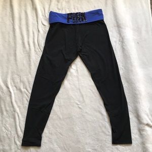 VS PINK black sequins yoga legging